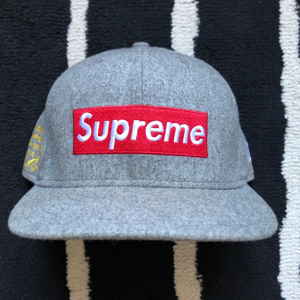 Extremely Rare Supreme NYC Box Logo New Era Fitted